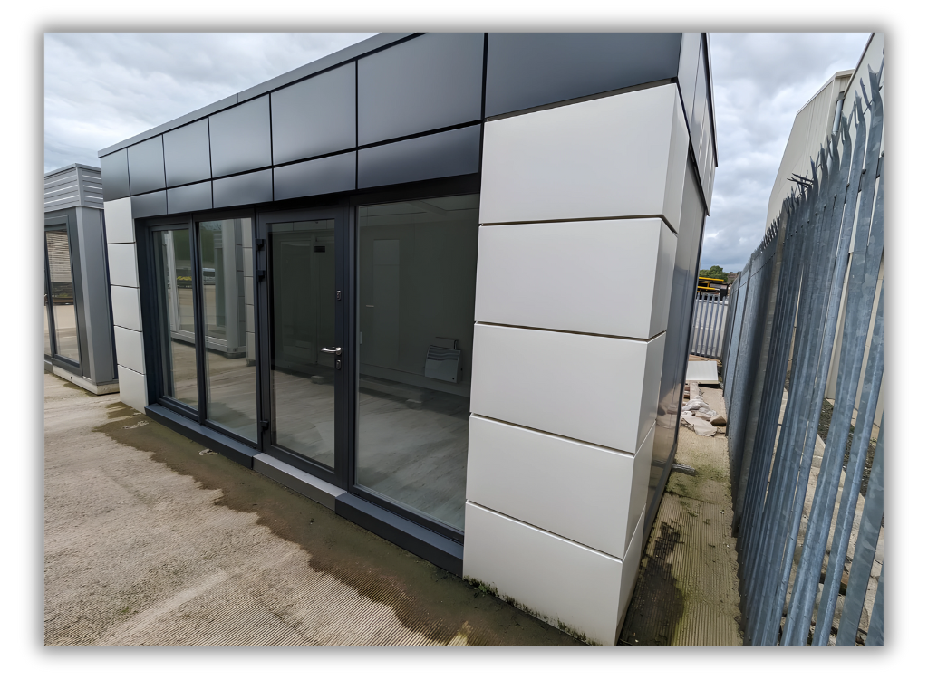 Modular office / showroom / Marketing Suite – 6m x 3m