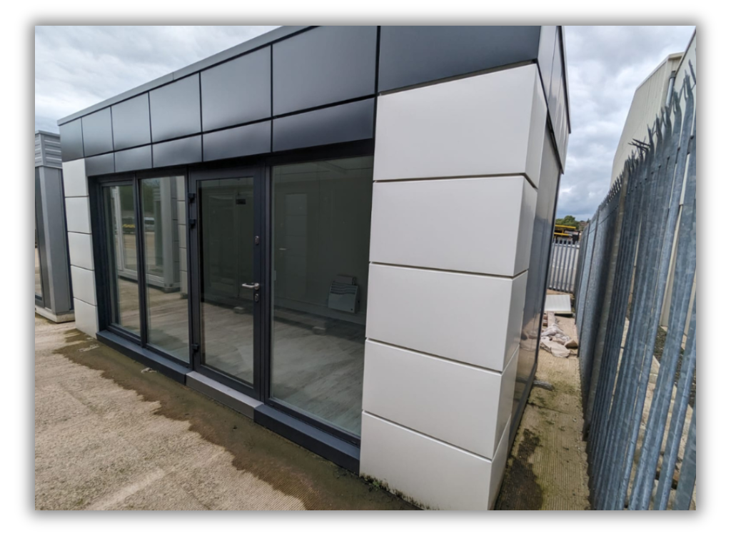 Modular office / showroom / Marketing Suite – 6m x 3m