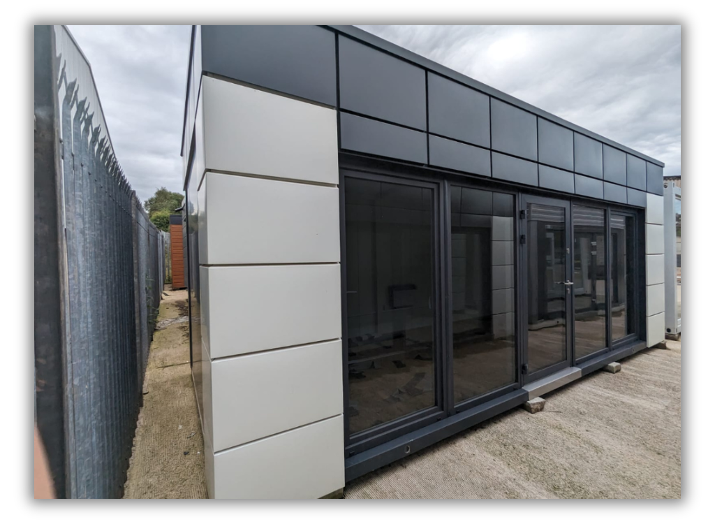 Modular office / showroom / Marketing Suite – 7m x 3m
