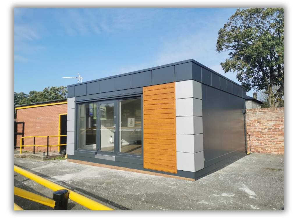 Yola 6m x 6m 20ft x 20ft Portable office, Site cabin, Marketing suite, Sales cabin, Temporary Spec Modular Building