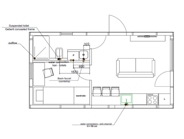 Flat-Pack Timber Frame TinyHome (MTB FIVE) inside image