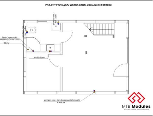 Flat pack kit 70m2 home MTB FOUR inside image
