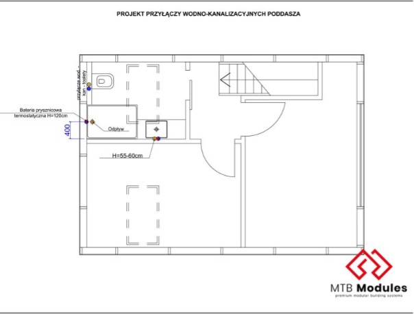 Flat pack kit 70m2 home MTB FOUR inside image